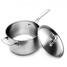 铂帝斯伯爵20cm 304不锈钢匀热迅热底奶锅 细节图赏与金属结构解析